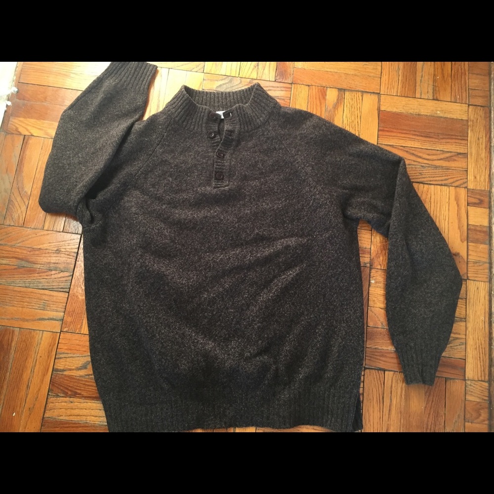 CERRUTI 1881 100% MERINO EXTRA FINE WOOL MEN’s Sweater FLAWED DIY SOFT VNTG RARE
